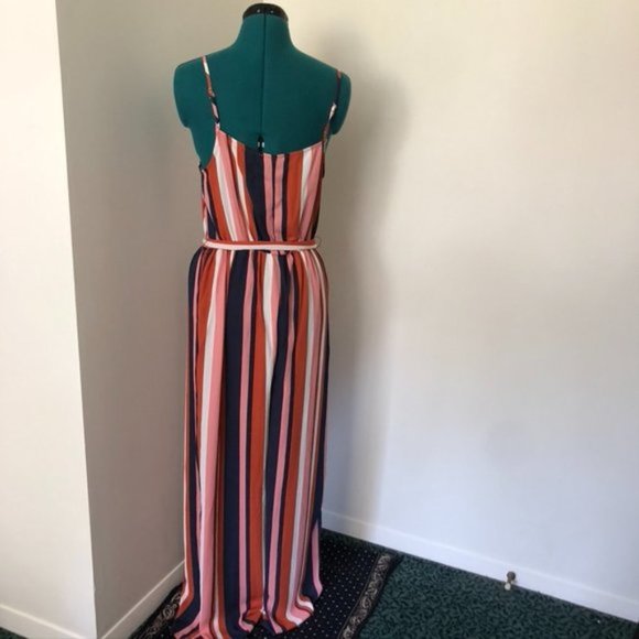 Forever 21 Striped Jumpsuit - Picture 2 of 7